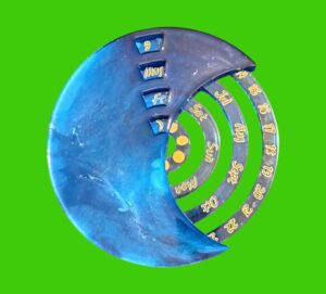 calendrier bleu lunaire fond vert-Photoroom
