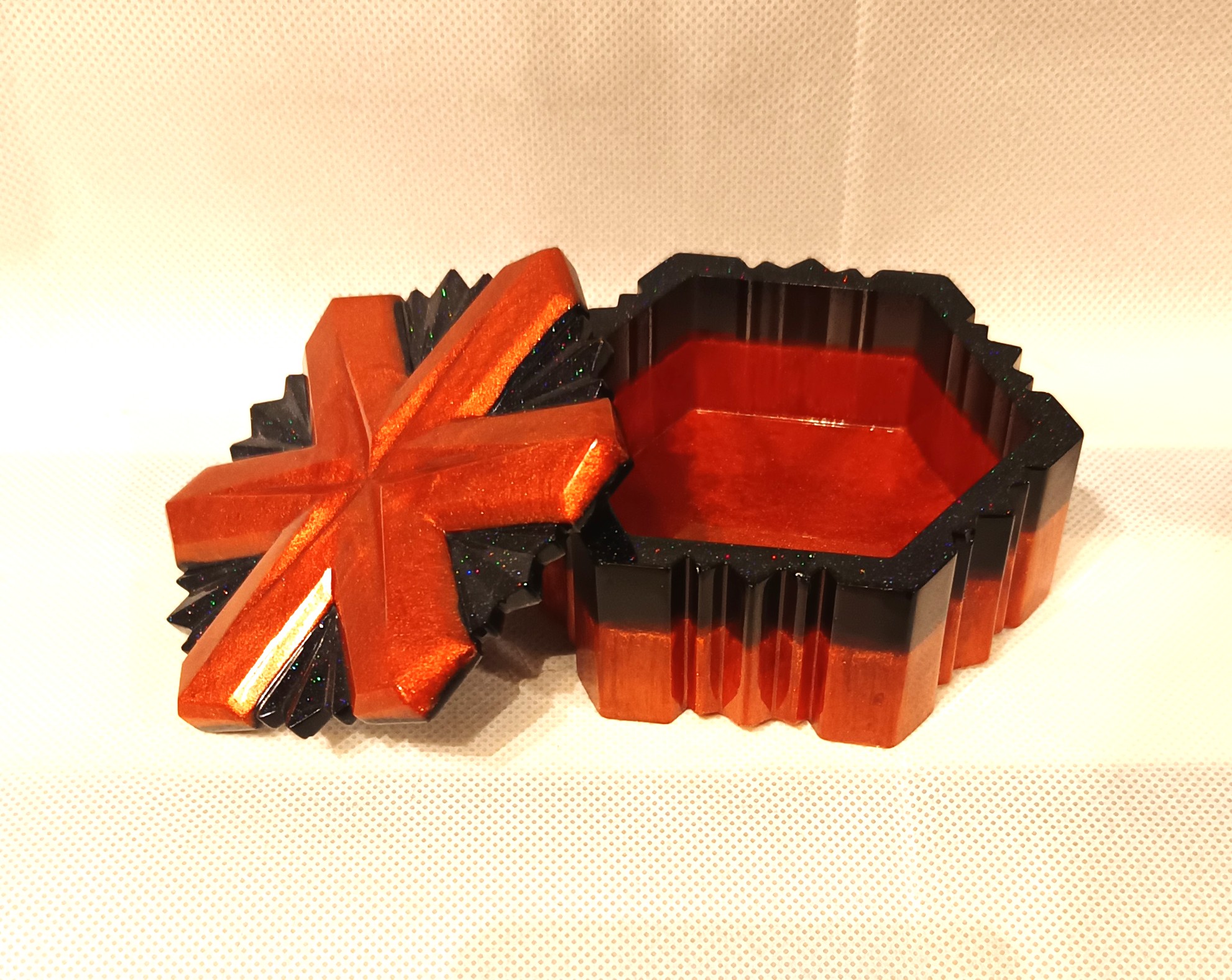 Boîte hexagonale Etoile six branches – Image 15