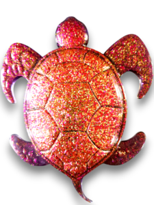 transparence tortue violet dorée et violette-Photoroom